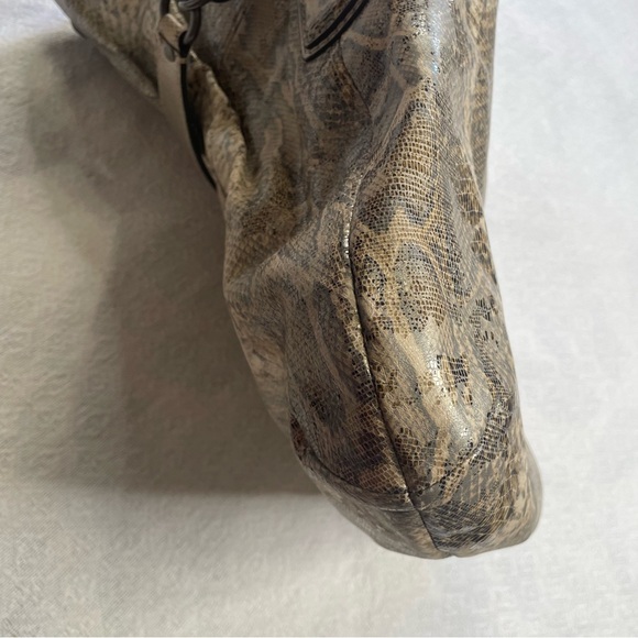 Coach Kristin Python Embossed Shoulder Bag - Picture 7 of 14